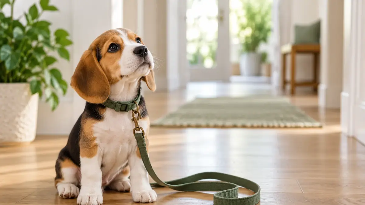 Как приучить щенка к поводку и ошейнику. Собаки, зоогостиница Elena Pet Hotel в Мытищах